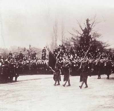 Retorno dos belgas a Liége, Bélgica, c1914-c1918 de Unbekannt