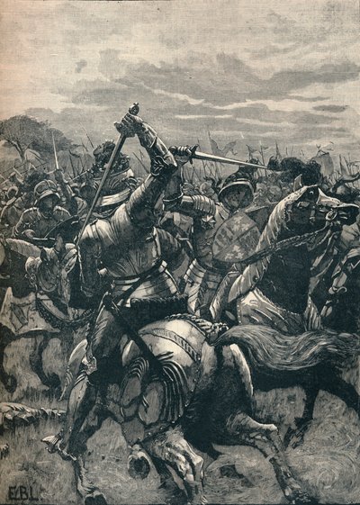 Ricardo III na batalha de Bosworth, 1485 1905 de Unbekannt