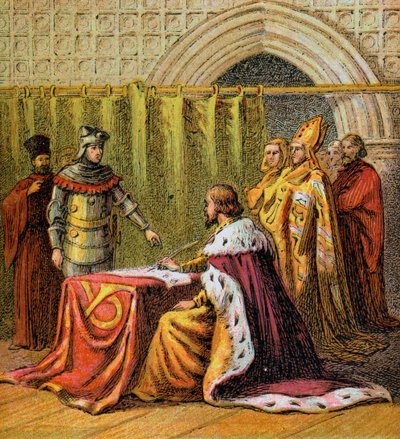 Ricardo II Abdicates, 1399, c1850 de Unbekannt