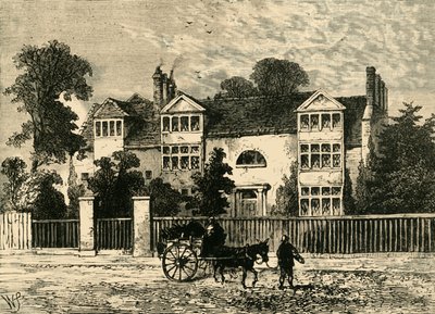 Casa de Richardsons em Parsons Green 1799, c1878. de Unbekannt