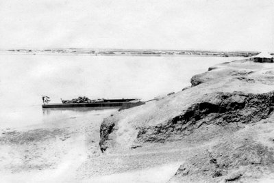 Margem direita do rio Tigre e Samarra, Mesopotâmia, 1918 de Unbekannt