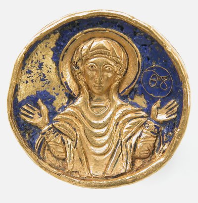 Anel com luneta de esmalte, estilo bizantino, século XIX ou XX, século XII-XIII. de Unbekannt