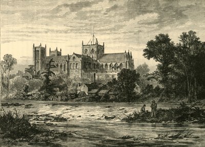 Ripon Minster, do Sudeste, 1898. de Unbekannt