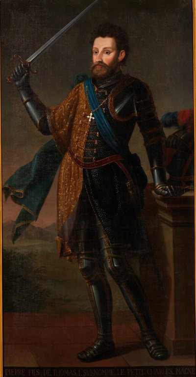 Ritratto di Pietro III Francês: pintura a óleo do século XVIII de Pedro II de Sabóia, conservada no Palácio Real de Venaria Reale de Unbekannt