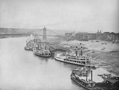 River Front, Cincinnati, Ohio, c1897. de Unbekannt