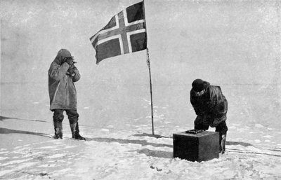 Roald Engelbrecht Gravning Amundsen 1872-1928, explorador norueguês, no Pólo Sul, 1911 de Unbekannt