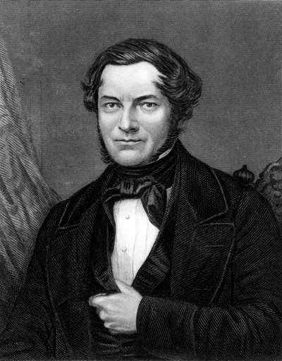Robert Bunsen, químico alemão, c 1850s de Unbekannt