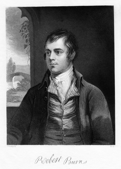 Robert Burns, poeta escocês, final do século XVIII de Unbekannt