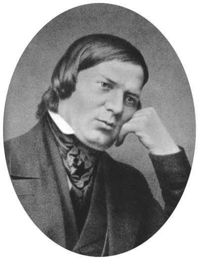 Robert Schumann 1810-1856 foi um compositor alemão, esteta e crítico musical influente de Unbekannt