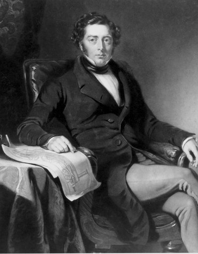 Robert Stephenson, engenheiro mecânico e estrutural inglês de Unbekannt