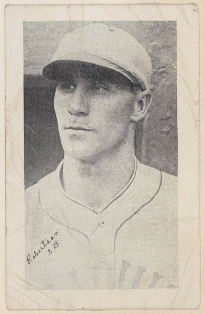 Robertson, 3 B, de cartões de tiras de beisebol W575-2, ca. 1921-22. de Unbekannt