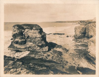 Rochas em Porth - Newquay, 1927 de Unbekannt