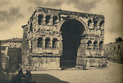 Roma - Arco de Janus Quadrifrons no Forum Boarium, 1910 de Unbekannt