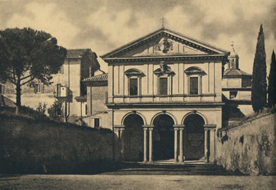 Roma - Basílica de S. Sebastião, no caminho da Ápia, 1910 de Unbekannt