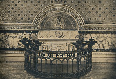 Roma - Basílica de São Lourenço. - Túmulo de Pio IX, 1910 de Unbekannt