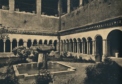 Roma - Claustros da SS. Quattro Coronati no monte Caelian. Construído em 1113, 1910 de Unbekannt