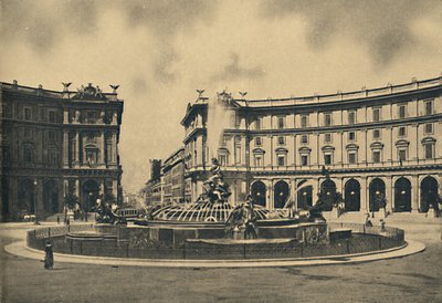 Roma - Praça Esedra e a Fonte Naiades, 1910 de Unbekannt