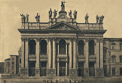 Roma - Fachada da Basílica de São João de Latrão Ales. Galilei, 1734, 1910 de Unbekannt