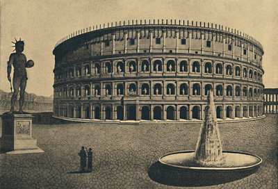 Roma - reconstrução imaginária do Coliseu, 1910 de Unbekannt