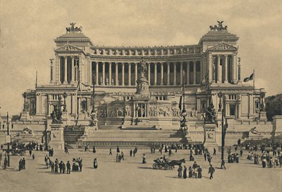 Praça de Roma - Veneza. Monumento a Victor Emmanuel II, 1910. de Unbekannt