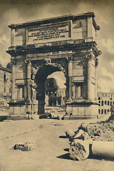 Roma - Fórum Romano - Arco de Tito, 1910. de Unbekannt