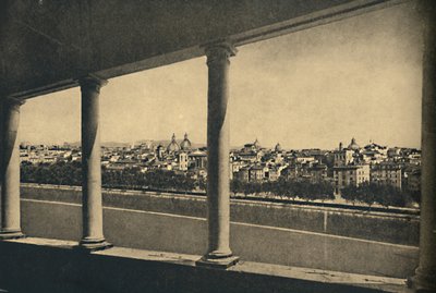 Roma - vista da cidade a partir da Logia por Bramante no castelo St. Angelo, 1910 de Unbekannt