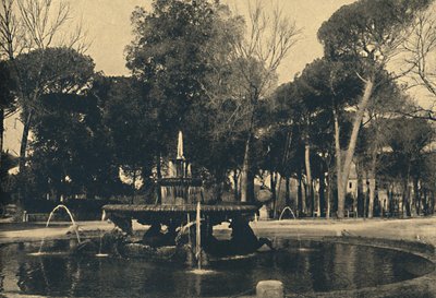 Roma - Villa Borghese - Fonte dos Cavalos-Marinhos, 1910 de Unbekannt