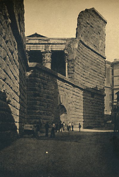 Roma - Muro do Fórum de Augusto, 1910 de Unbekannt