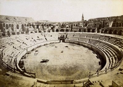 Anfiteatro romano, Nimes, França, final do século XIX ou início do século XX de Unbekannt