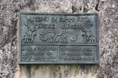 Monumento de batalha de Roncesvalles, Roncesvalles, Espanha de Unbekannt