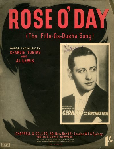 Rose ODay A canção de Filla-Ga-Dusha, 1941. de Unbekannt