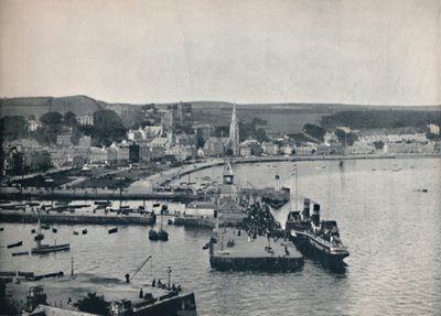 Rothesay - O estágio de desembarque e a esplanada, 1895 de Unbekannt