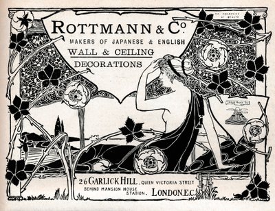 Rottmann & Co., fabricantes de decorações japonesas e inglesas para paredes e tetos, 1897 de Unbekannt
