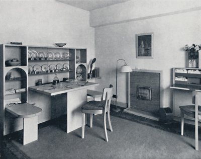 Galeria Rowley de Arte Decorativa Ltd - Sala de jantar combinada aberta, 1939 de Unbekannt