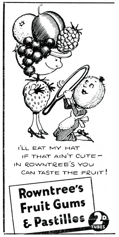 Pastéis de goma e pastilhas de frutas, 1938 de Unbekannt