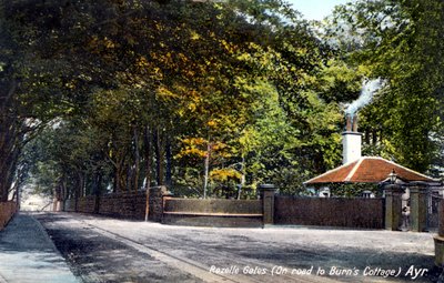 Rozelle Gates, no caminho para Burns Cottage, Ayr, Ayrshire, 1913 de Unbekannt