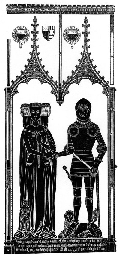 Esfregar um bronze medieval gravado, c1421 1901 de Unbekannt