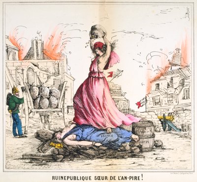 Ruinepublique irmã do pior ano, 1871. de Unbekannt