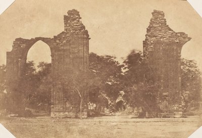 Ruínas em Old Delhi, 1850s. de Unbekannt