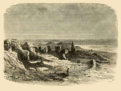 Ruínas em Sais, 1890. de Unbekannt