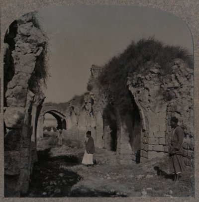 Ruínas da Igreja dos Cruzados, Ramleh, c1900 de Unbekannt