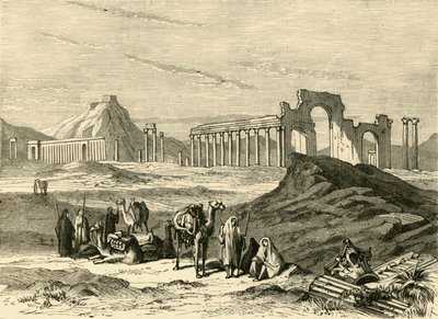 Ruínas do Palmyra, 1890. de Unbekannt
