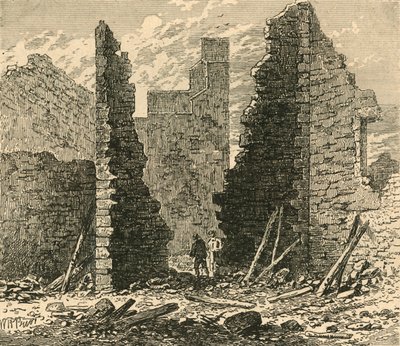 Ruínas do Barbican em Ludgate Hill, 1792, 1897. de Unbekannt