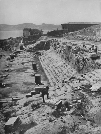 Ruínas do Grande Templo dos Mistérios em Elêusis, 1913 de Unbekannt