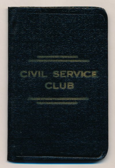 Regras do Clube da Função Pública, c1953 de Unbekannt