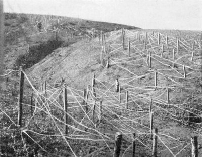 Entrelaçamento de arame farpado russo, Guerra Russo-Japonesa, 1904-5 de Unbekannt