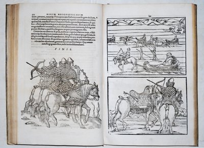 Guerreiros russos. Siegmund von Herberstein viaja pela Rússia De: Rerum Moscoviticarum commentarii .., 1571 de Unbekannt