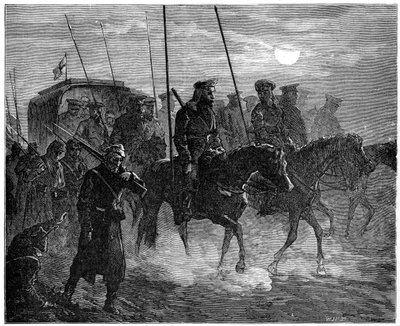 Feridos russos deixando Plevna, Guerra Russo-Turca, 1877-1878, 1900 de Unbekannt