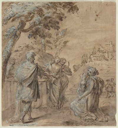Ruth e Boaz, 1600. de Unbekannt