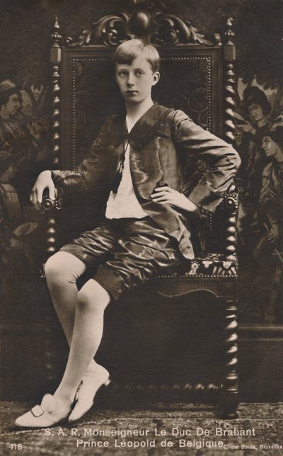 HRH O Reverendo Duque de Brabante Príncipe Leopoldo da Bélgica, c1910. de Unbekannt
